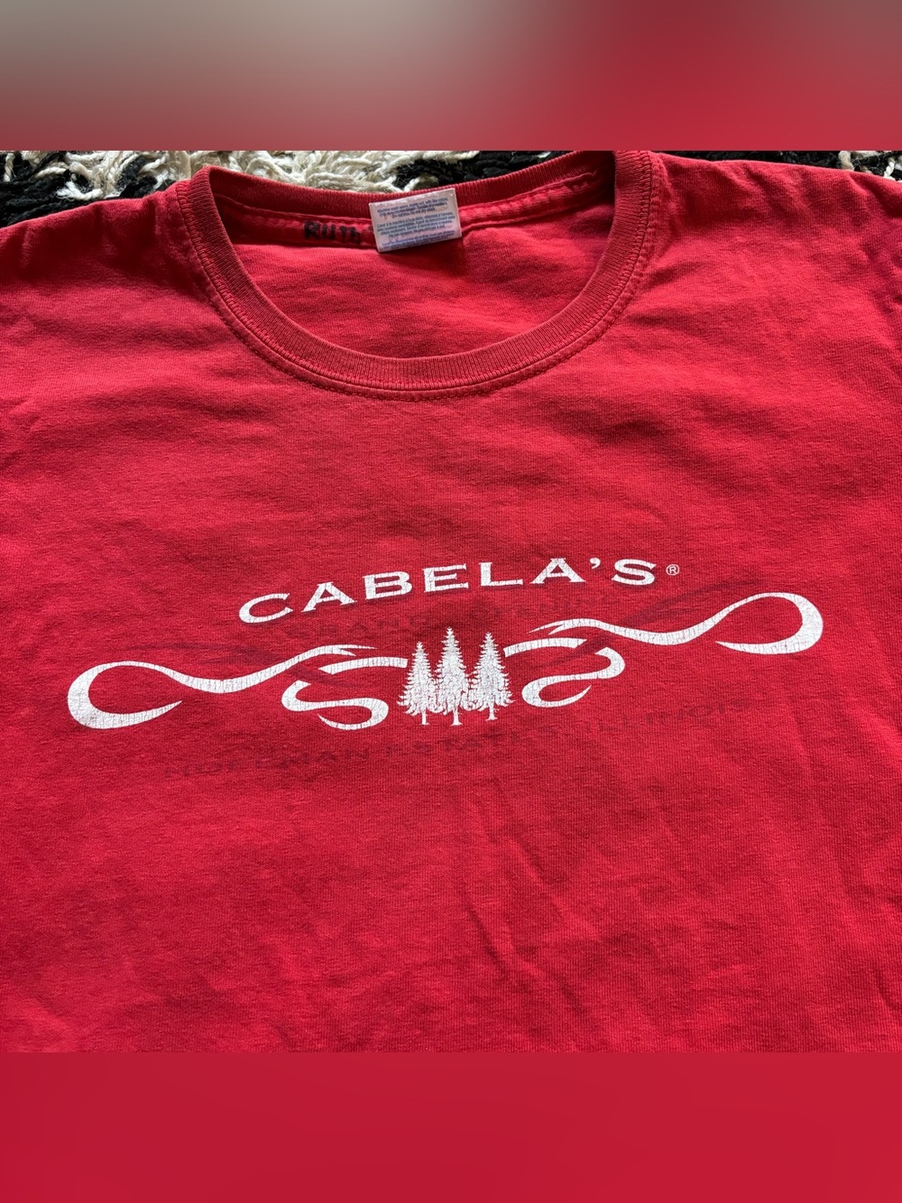 Cabela’s Hoffman Estates, Illinois Grand Opening Red White Graphic Tshirt